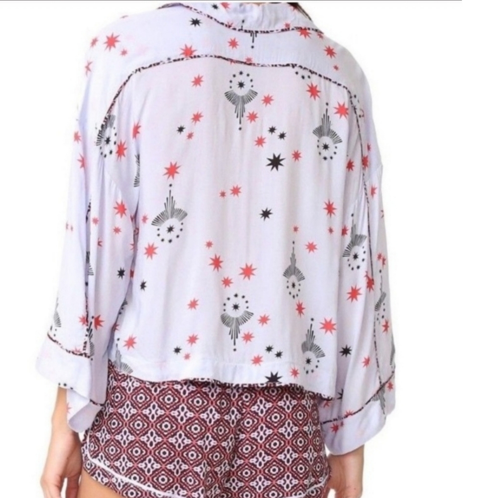 Intimately Free People Lavender PJ Top - Picture 3 of 9